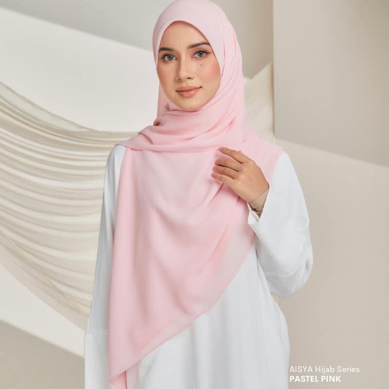 Aisya Hijab | Pastel Pink