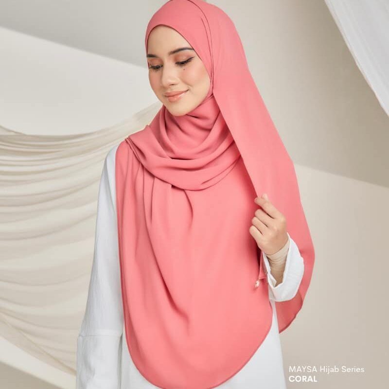 MAYSA Hijab | Coral