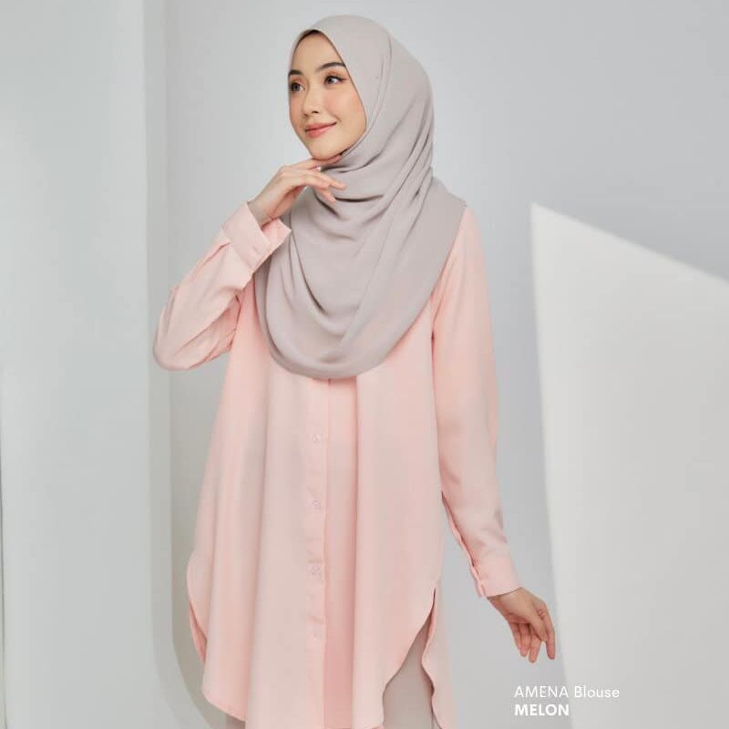 AMENA Blouse | Melon