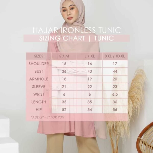 HAJAR Ironless Tunic | Viridian