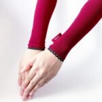 Hooda Lacey Handsock Maroon