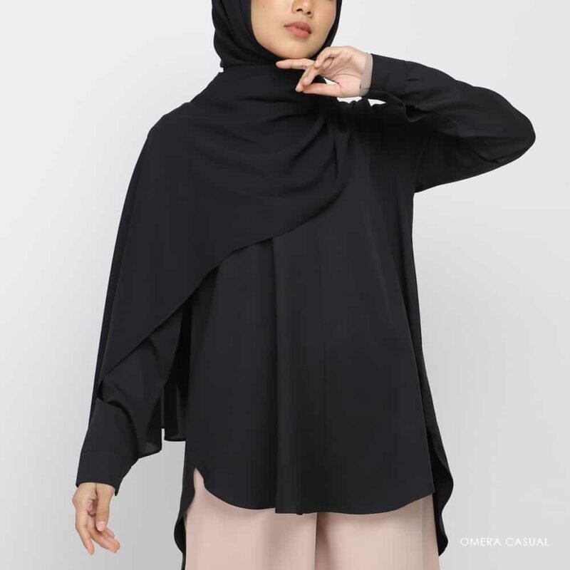 OMERA Blouse | Black - Image 2