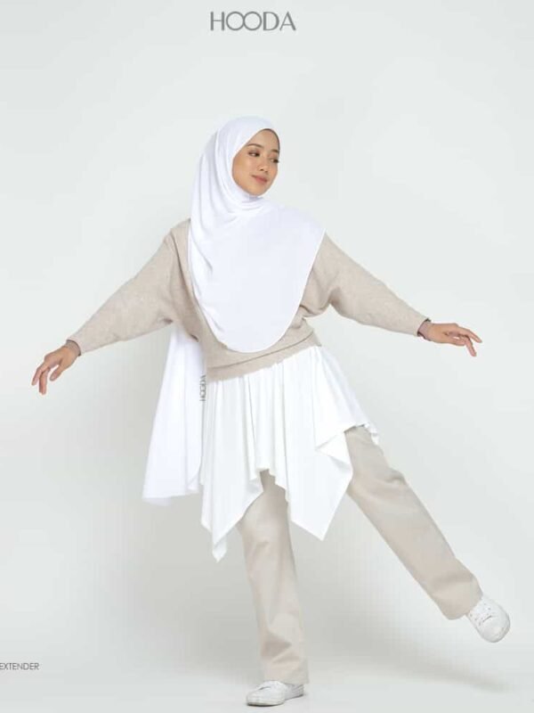 Hooda Shirt Extender | Girly white
