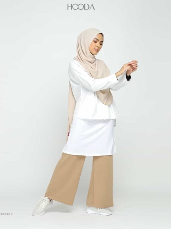 Hooda Shirt Extender | Sporty White