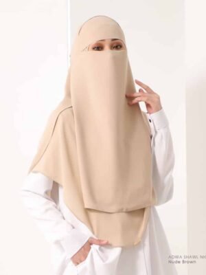 ADWA Hijab | Nude brown