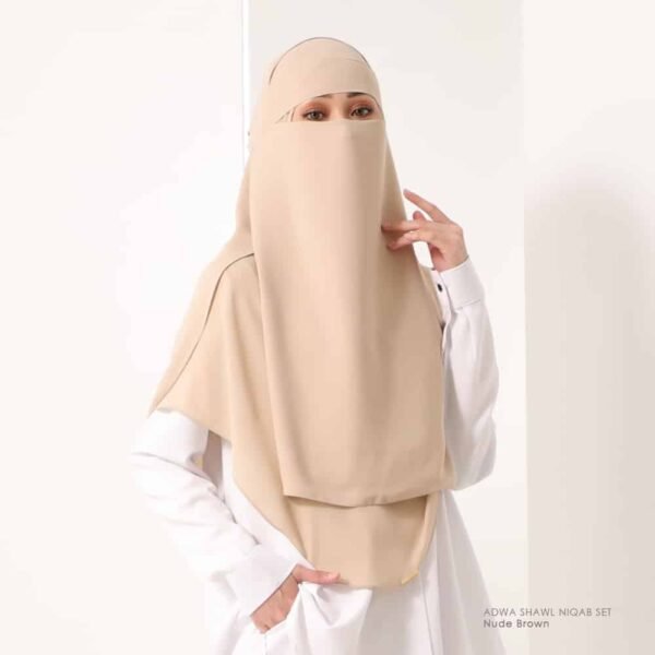 ADWA Hijab | Nude Brown As Is