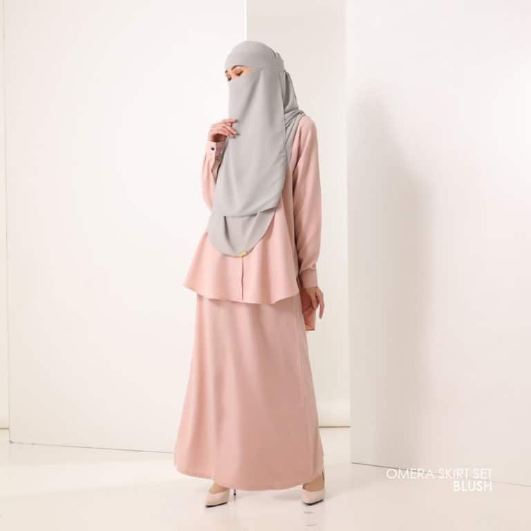 OMERA Skirt | Blush