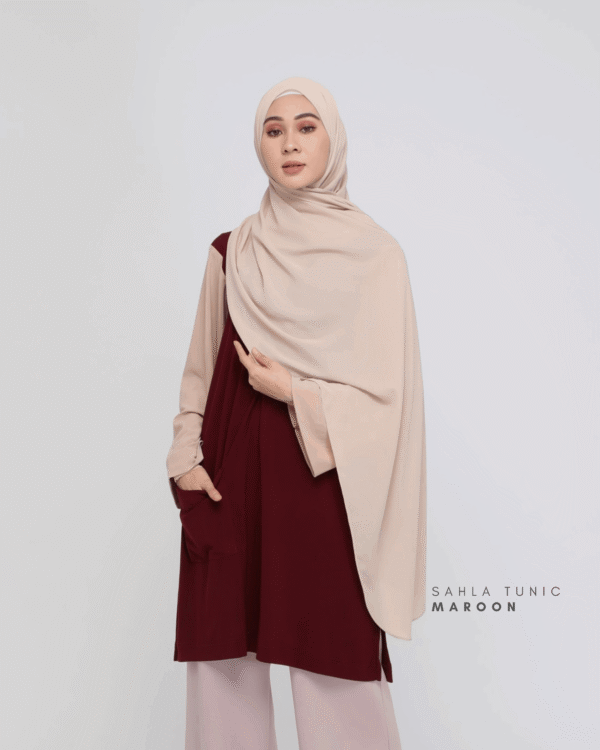 SAHLA Tunic | Maroon
