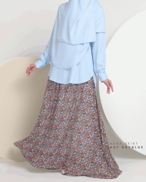 OMERA Blouse | Skyblue