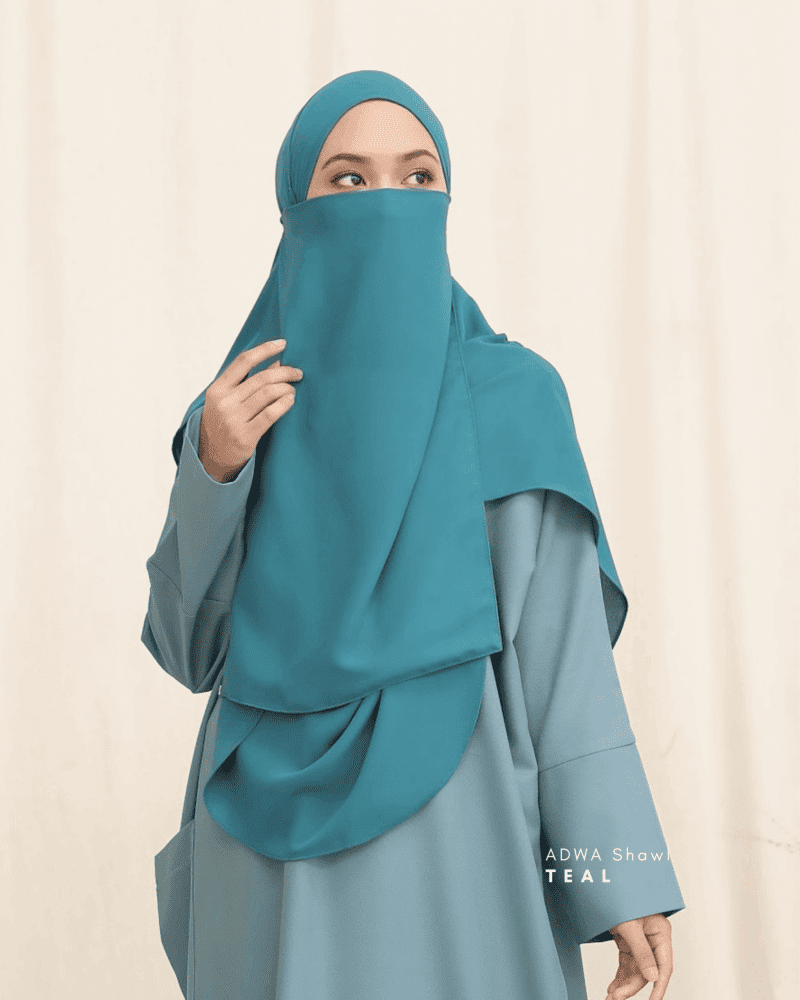 ADWA Hijab | Teal - Image 1
