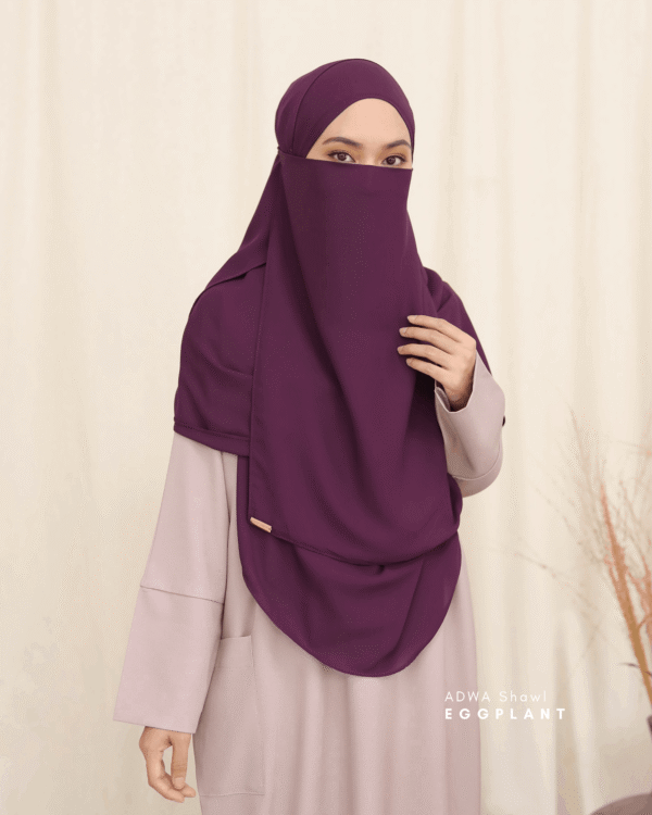 ADWA Hijab | Eggplant