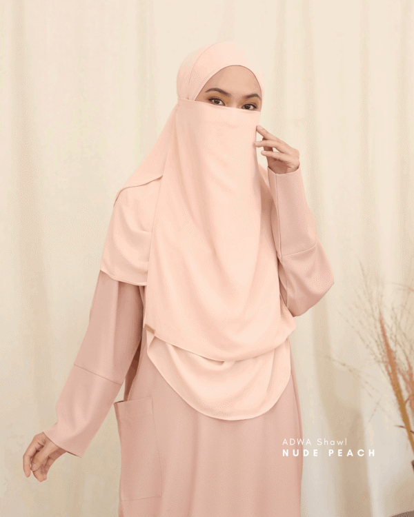 ADWA Hijab | Nude peach As Is