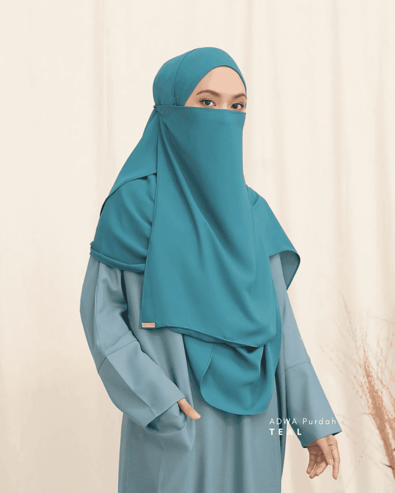 ADWA Hijab | Teal - Image 2