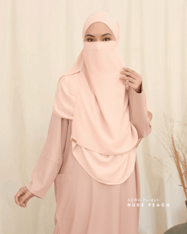 ADWA Hijab | Nude peach As Is