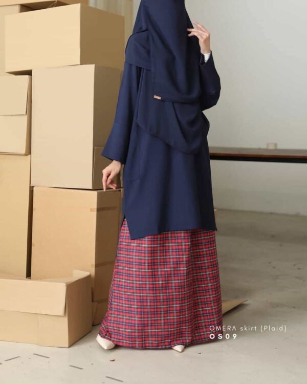 OMERA Skirt | Plaid OS09