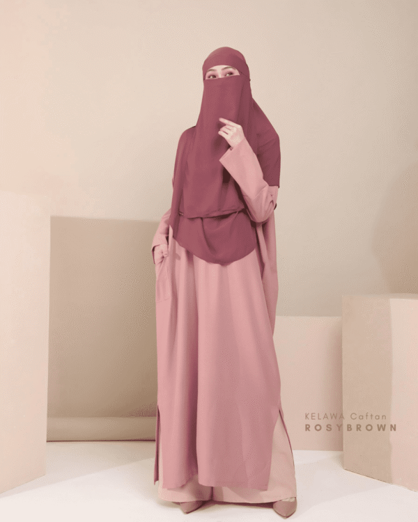 Kelawa CAFTAN | Rosybrown