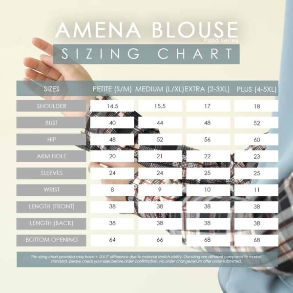 AMENA Plaid Blouse | Belle