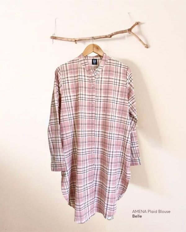 AMENA Plaid Blouse | Belle