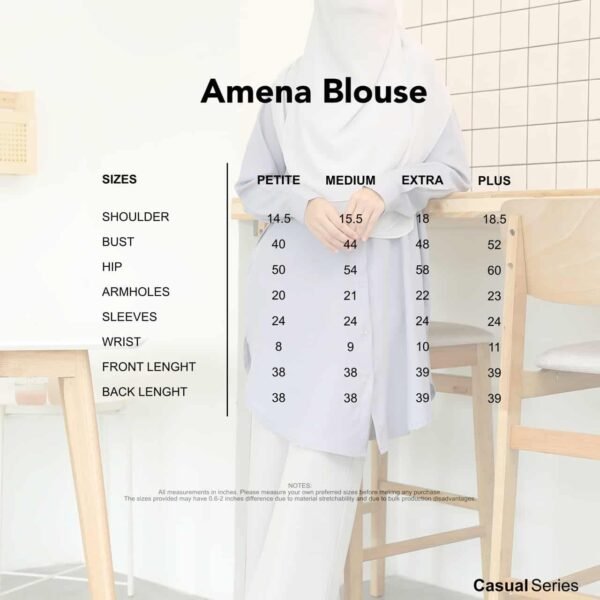 AMENA Blouse | Blush