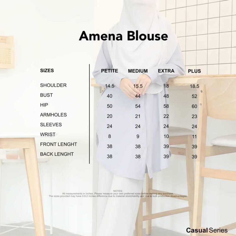 AMENA Blouse | Navy - Image 2