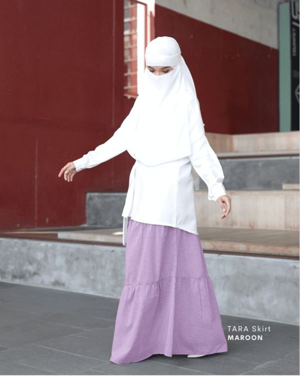 TARA Skirt | Maroon