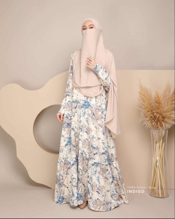 YARA Artsy Dress | Indigo