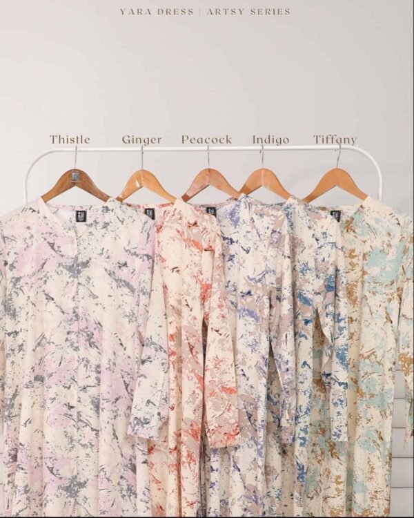 YARA Artsy Dress | Indigo