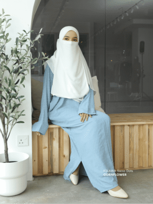 Kelawa SWISS DOTS l Cornflower