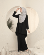 Seroja Kurung | Black