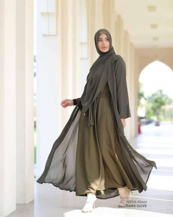 AIRAA Abaya | Dark olive