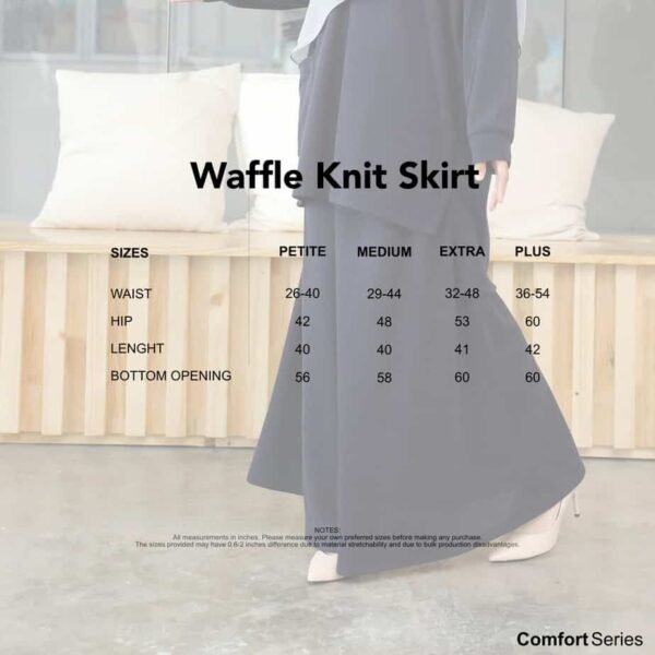 Waffle Skirt Set | Dusty Pink