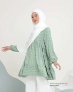 NAIA Polkadot Blouse | Pistachio