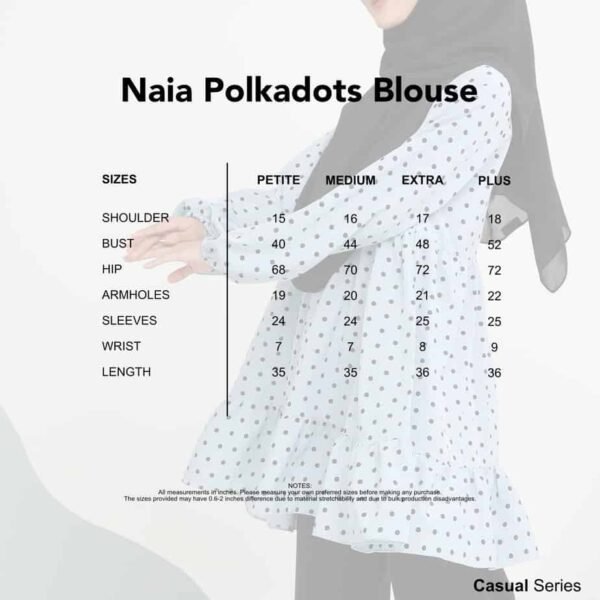 NAIA Polkadot Blouse | Lemonade