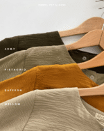 OMERA Cey Blouse | Saffron