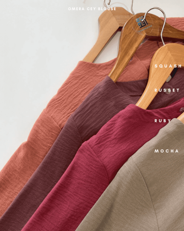 OMERA Cey Blouse | Russet