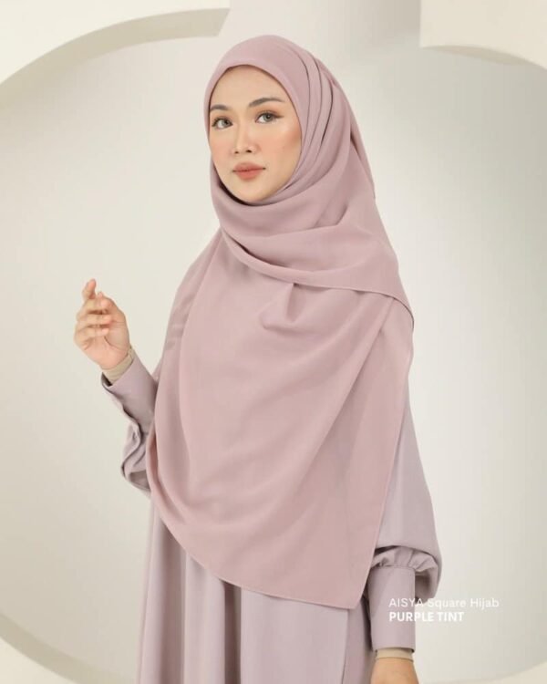 Aisya Hijab | Purple Tint As Is