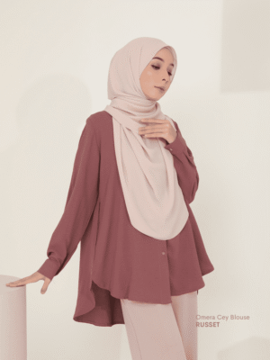 OMERA Cey Blouse | Russet