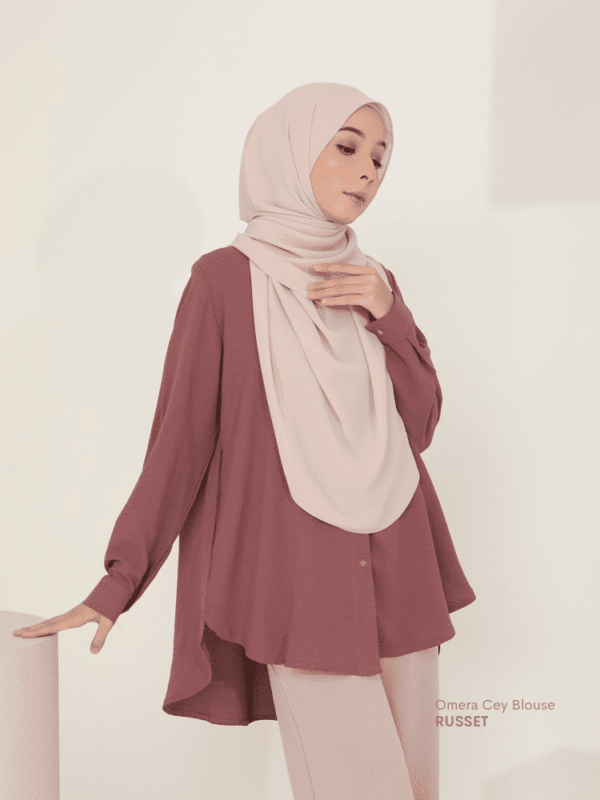 OMERA Cey Blouse | Russet