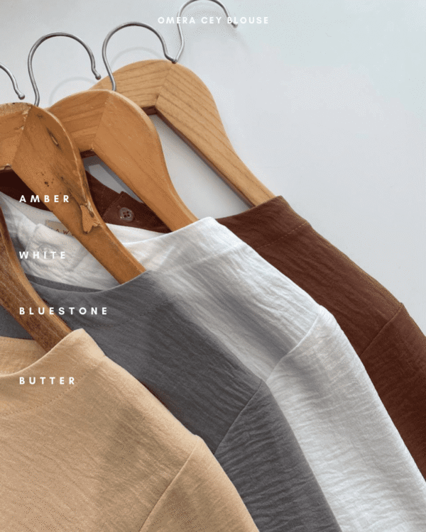 OMERA Cey Blouse | Amber