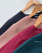 OMERA Cey Blouse | Emerald