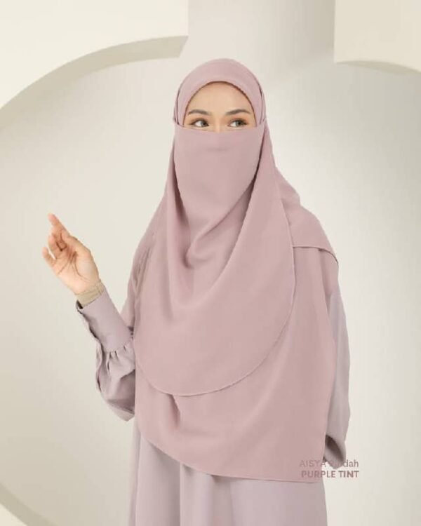 Aisya Hijab | Purple Tint As Is