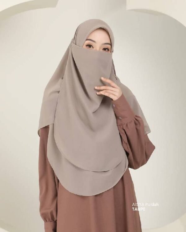 Aisya Hijab| Taupe
