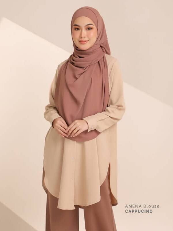 AMENA Blouse | Cappucino