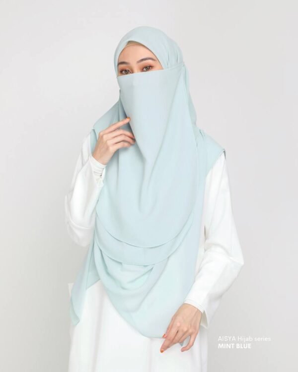Aisya Hijab | Mint Blue