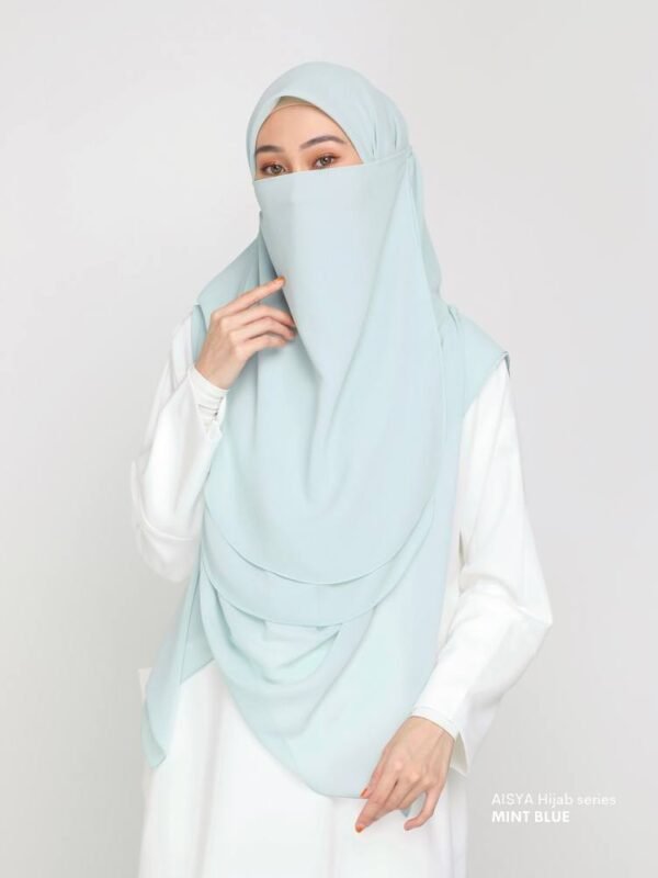 Aisya Hijab | Mint Blue