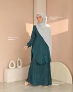 BELLA Pleated Skirt | Emerald