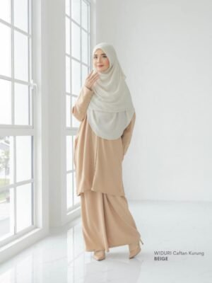 Widuri Caftan Kurung | Beige