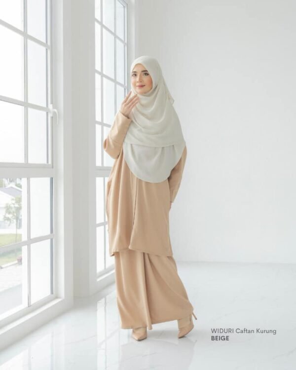 Widuri Caftan Kurung | Beige