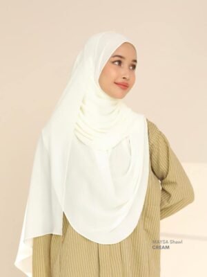 MAYSA Hijab | Cream