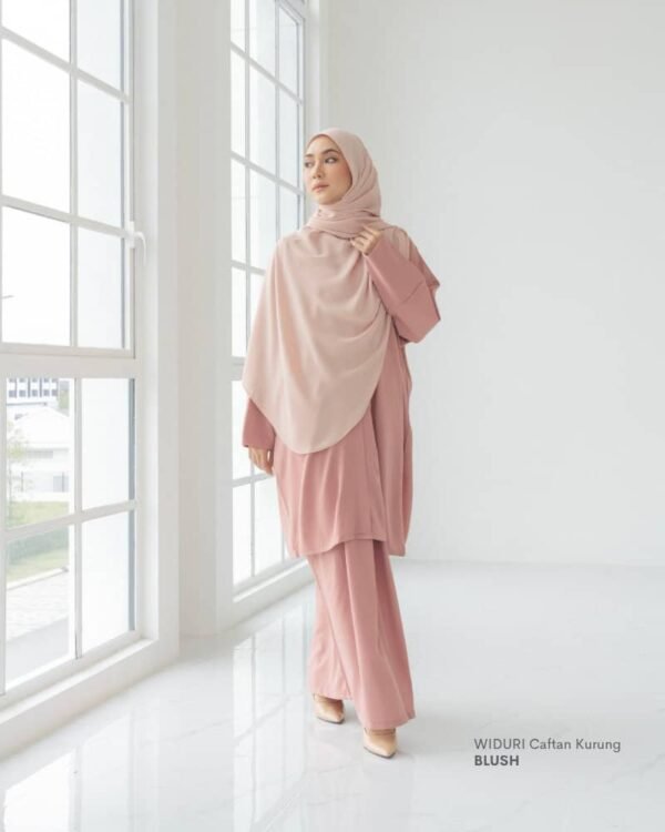Widuri Caftan Kurung | Blush